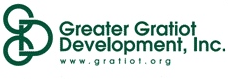 Greater Gratiot Development Inc. logo with website URL.