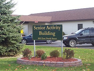 Senior Citizens Building Sign